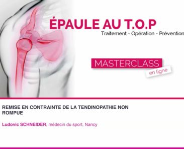 Masterclass épaule au top tendinopathies